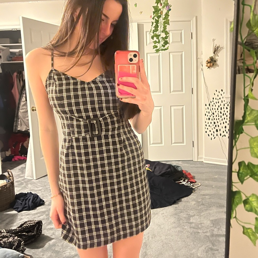 pacsun kendall & kylie collection plaid dress, size Small